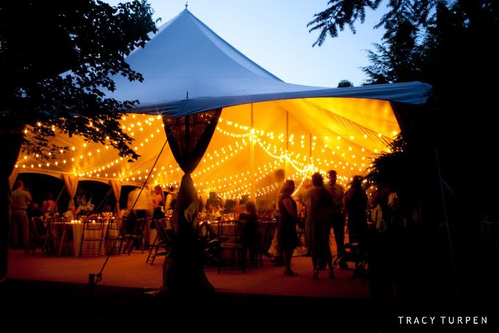Pole & Sailcloth Tent Lighting – Event Rents