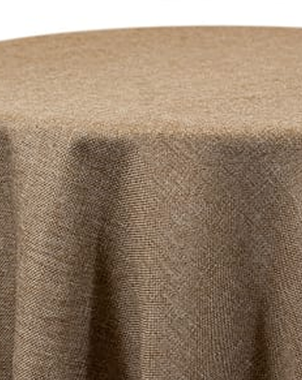 Faux Burlap Linens