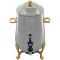 50 Cup Silver Samovar with Gold Accents