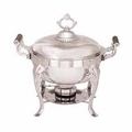 Lift-Top Round Stainless Chafer