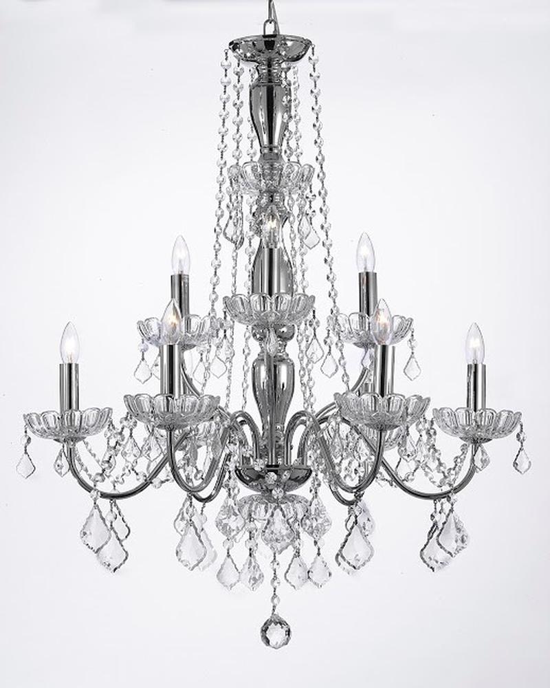 Clear Crystal Chandelier
