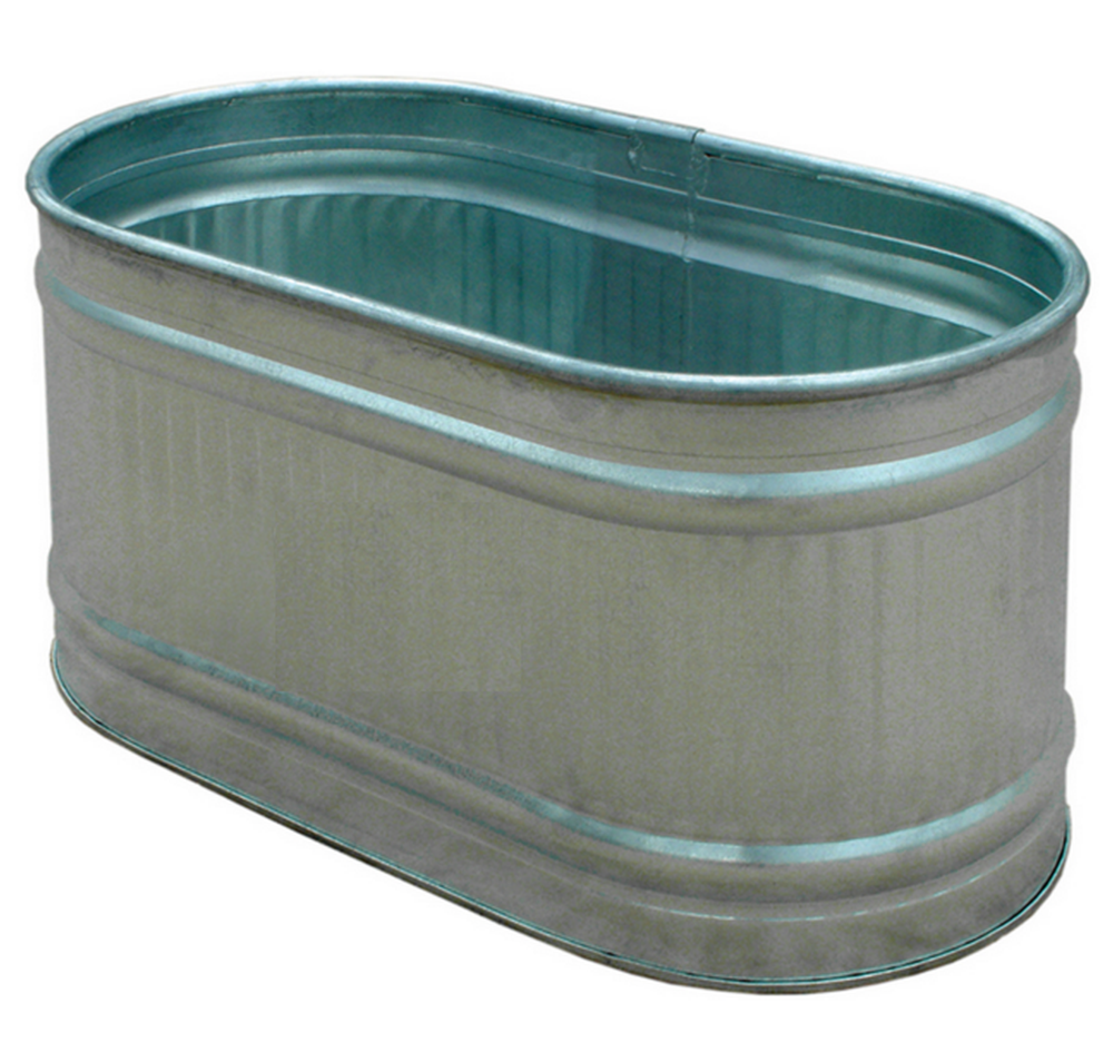 Galvanized Trough, 74 Gallon