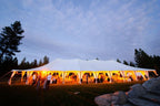 40x100 Pole Tent wLeg Drapes 2