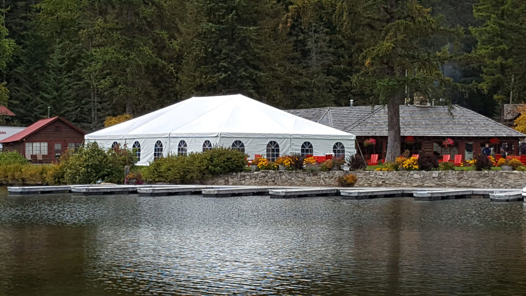 40x60 Solid Frame Tent wSidewalls 1