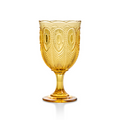 Amber Lilian Goblet 10oz