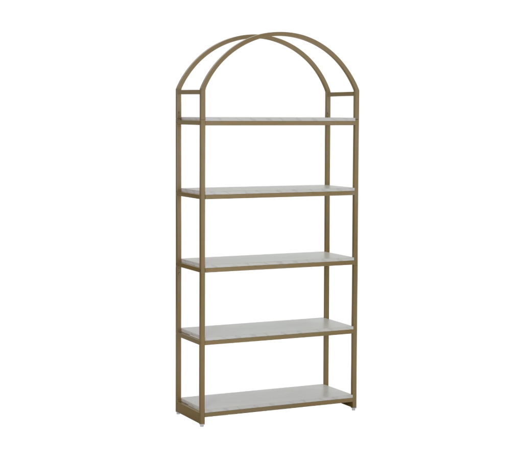 Arched Shelf - Gold
