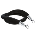 Rental 8â² Black Velvet Rope for Stanchions