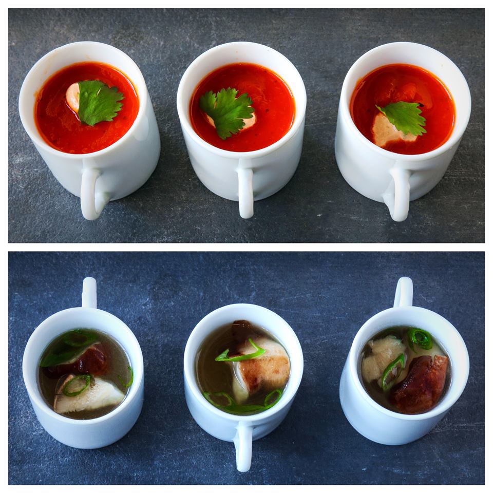 Demitasse with soup