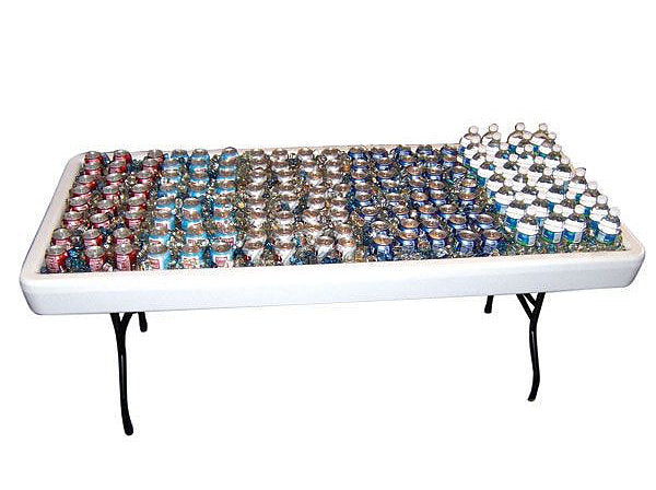 Fill n Chill Table - Filled