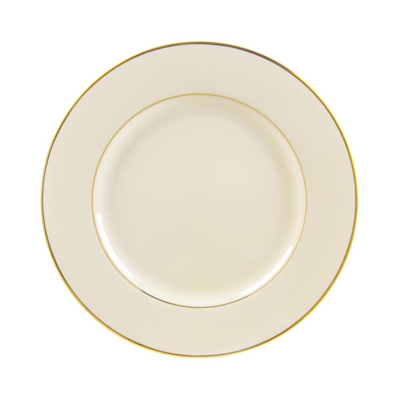 Ivory Gold 10in Plate