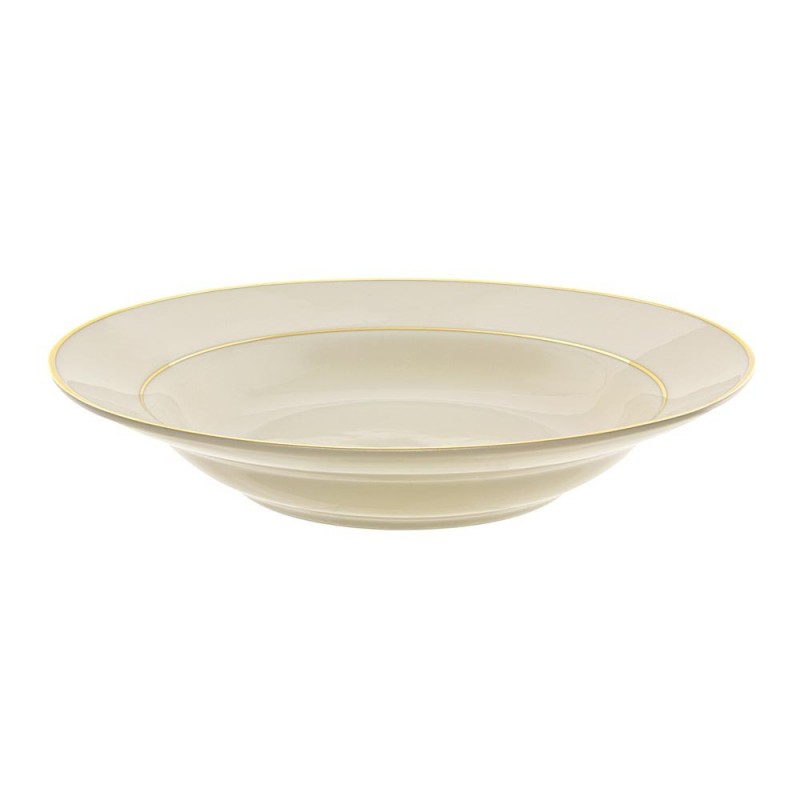 Ivory Gold Soup Bowl
