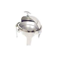 Roll-Top Round Stainless Chafer