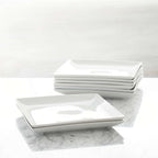 White Square Plates