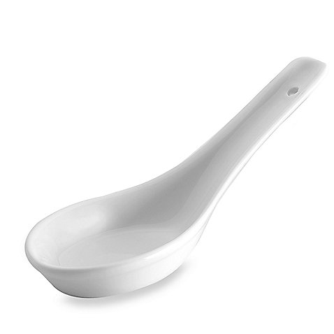 White Wonton Spoon