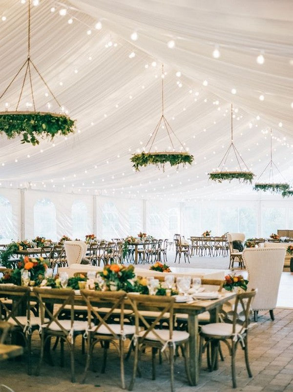 French Ash Chandelier with Soft Gold Accent