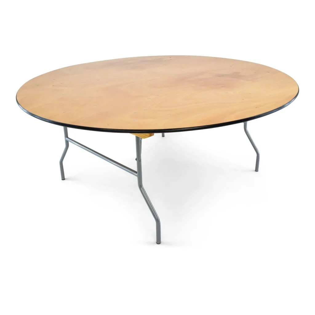 6' Round Table Tables Event Rents