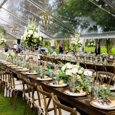 Beautiful Natural Outdoor Wedding by Event Rents INW